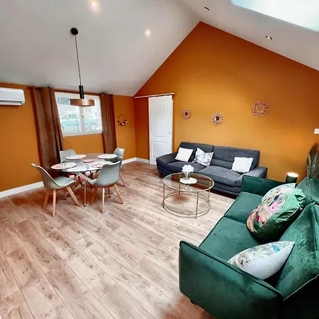 Maison T3 2ch Climatisee Terrasse Parking Gratuit Lägenhet *